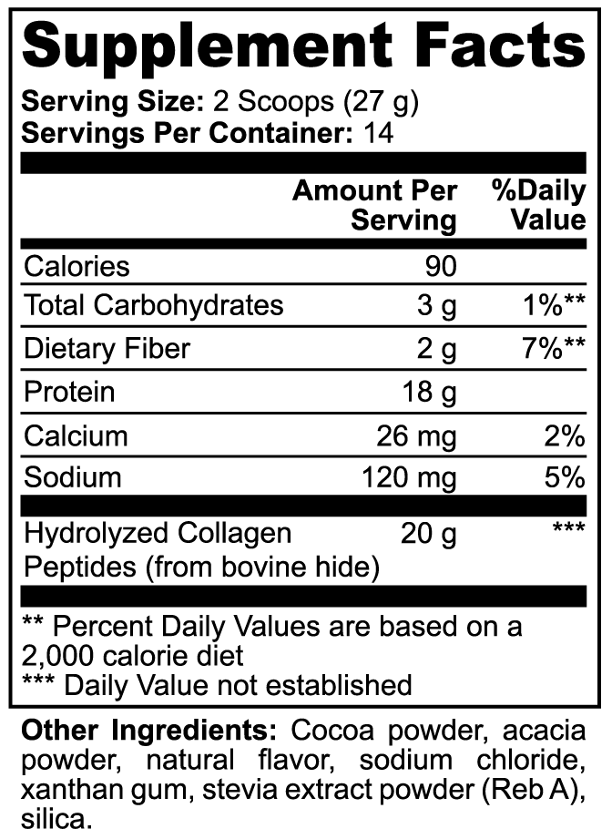 Awen Collagen Vitality-Chocolate